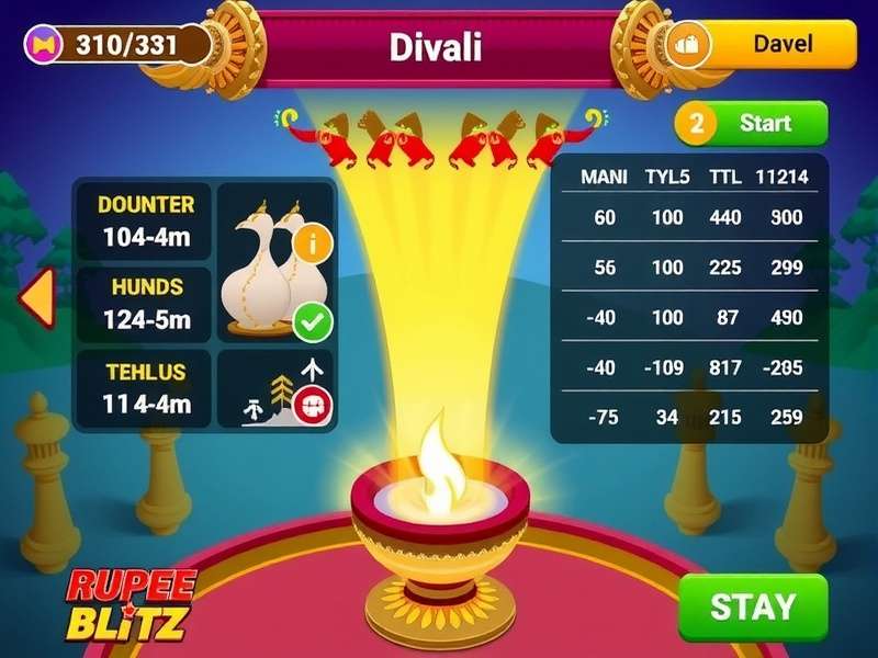 Rupee Blitz Download Statistics Chart